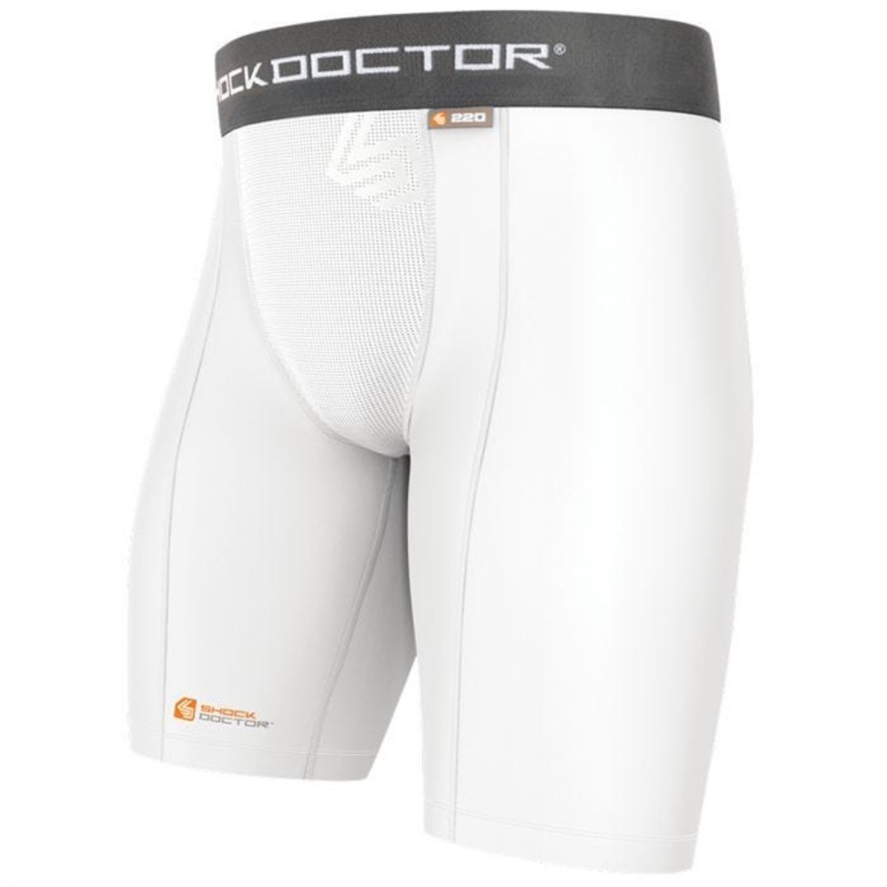 Shock Dr Youth Compression Shorts with Cup Pocket